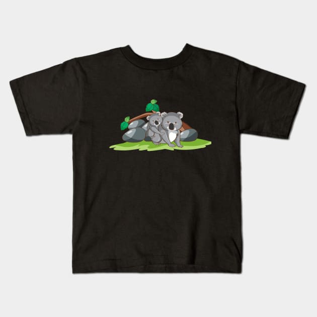 Drawing Koala Bear Kids T-Shirt by Productcy